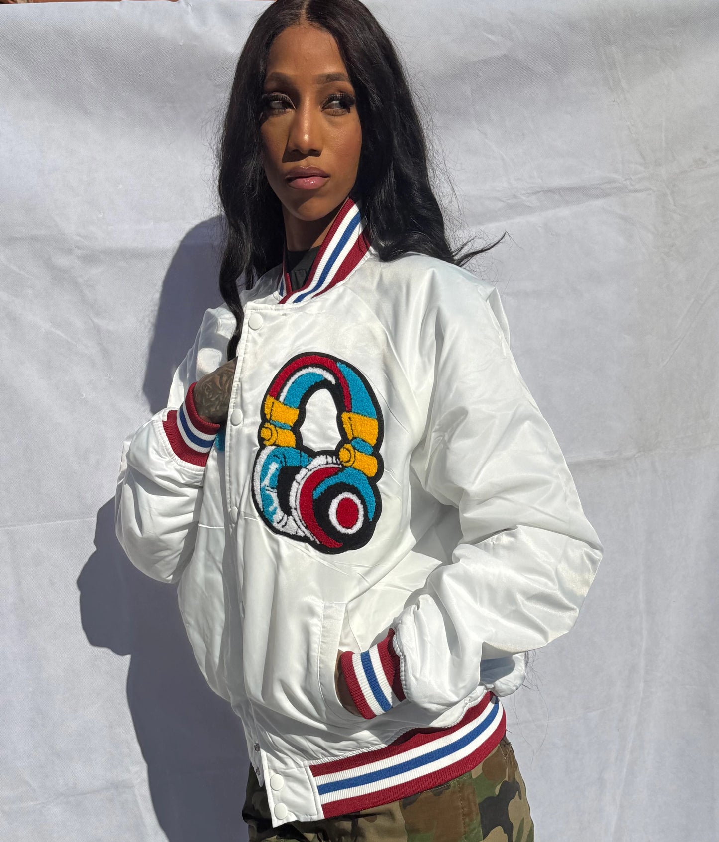 Varsity Jacket White