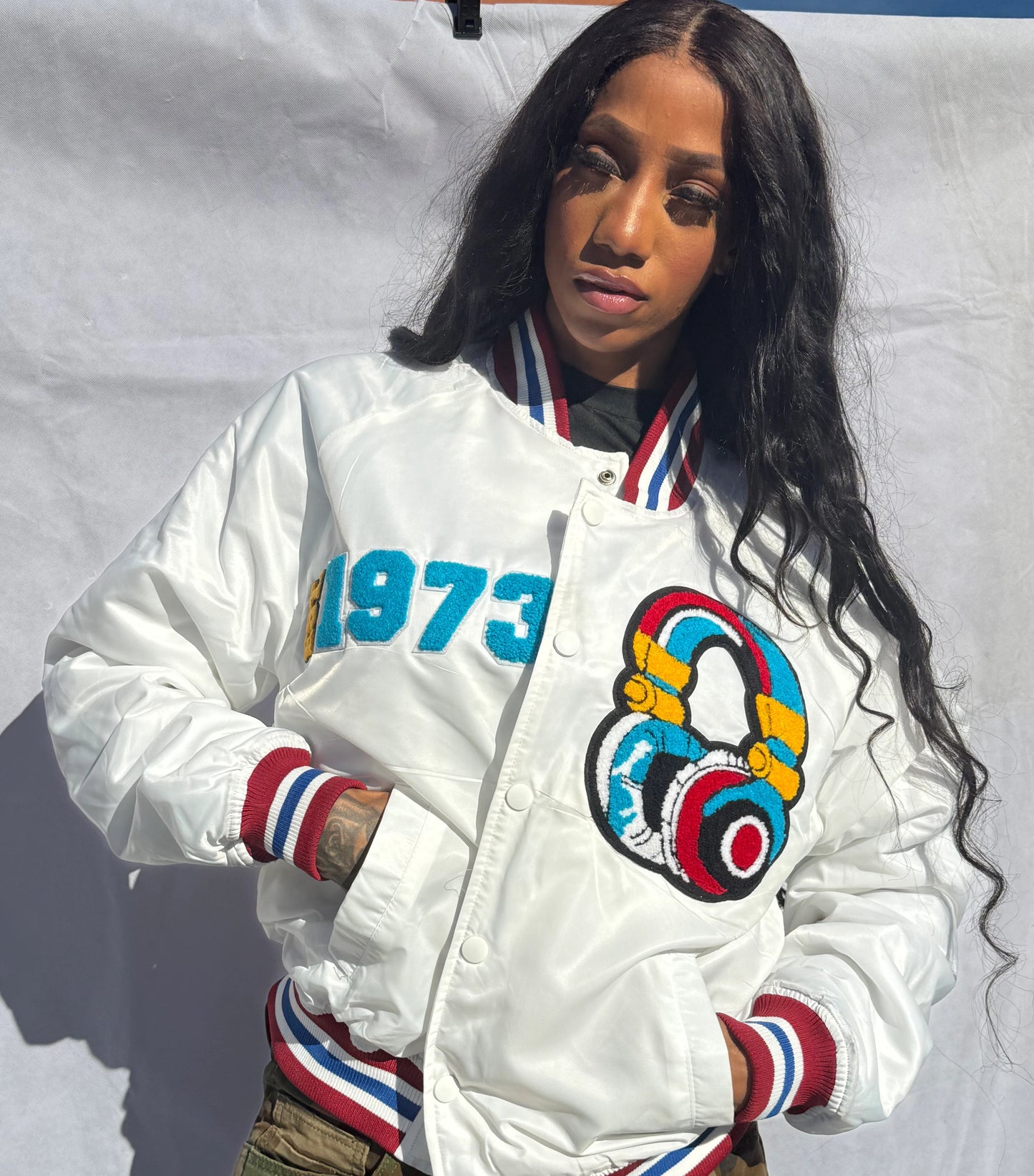 Varsity Jacket White