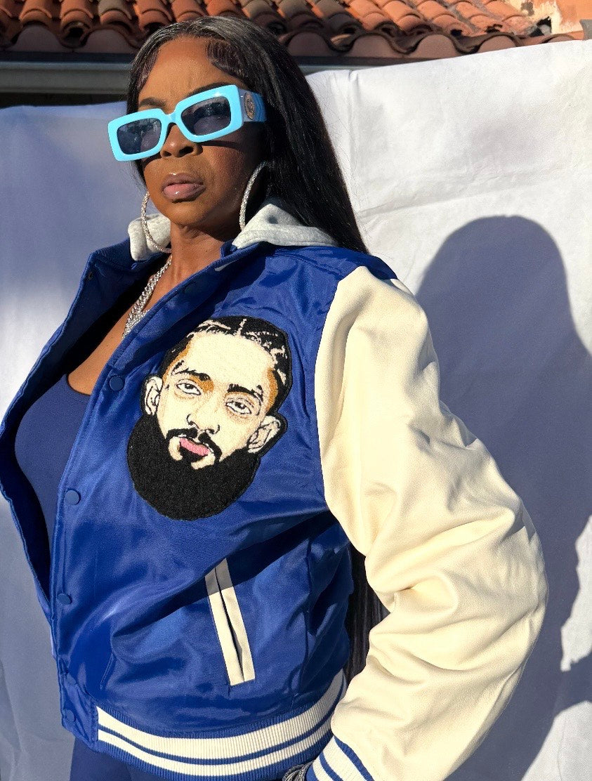 Nipsey Hustle Letterman Jacket