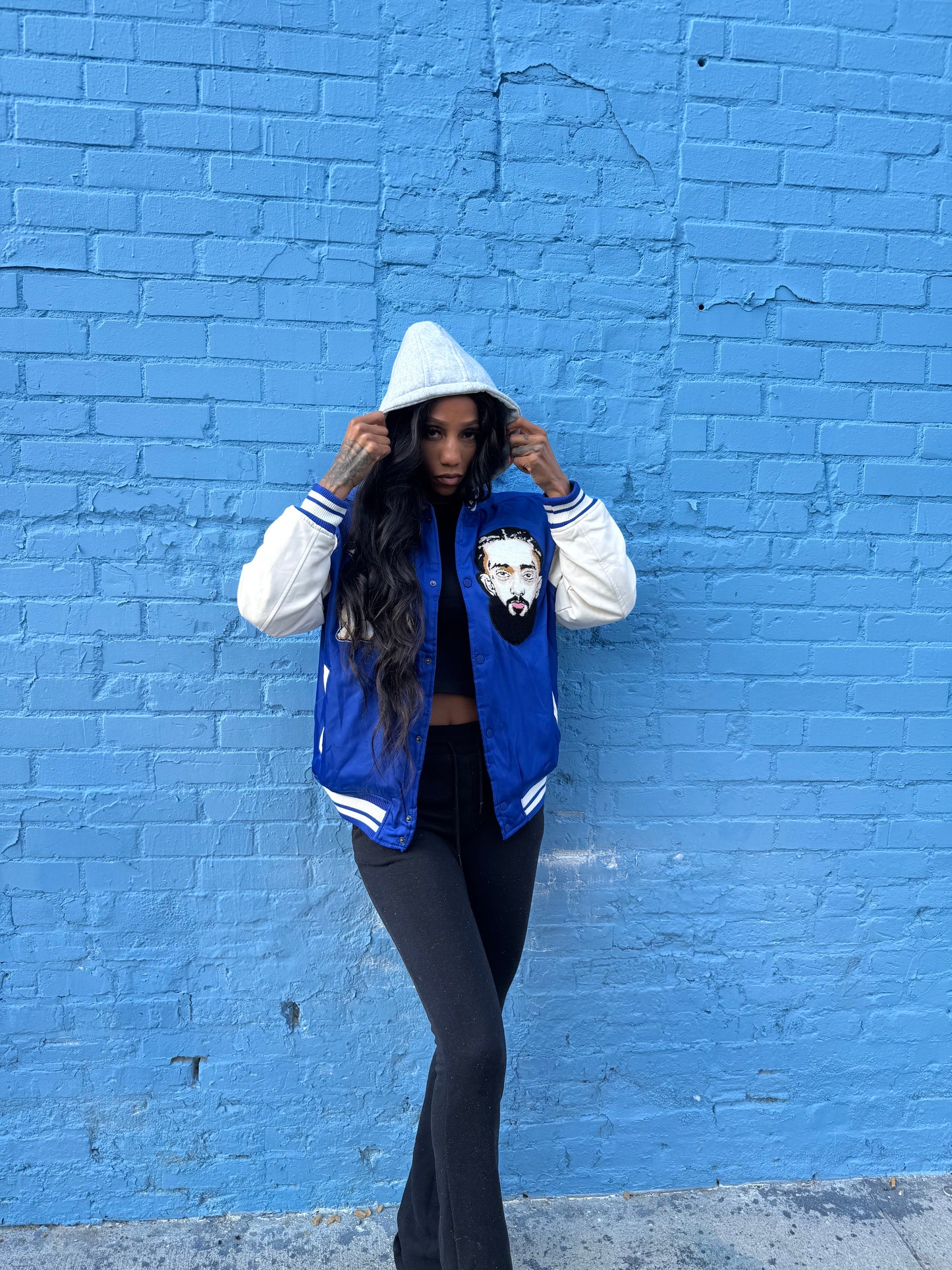 Nipsey Hustle Letterman Jacket