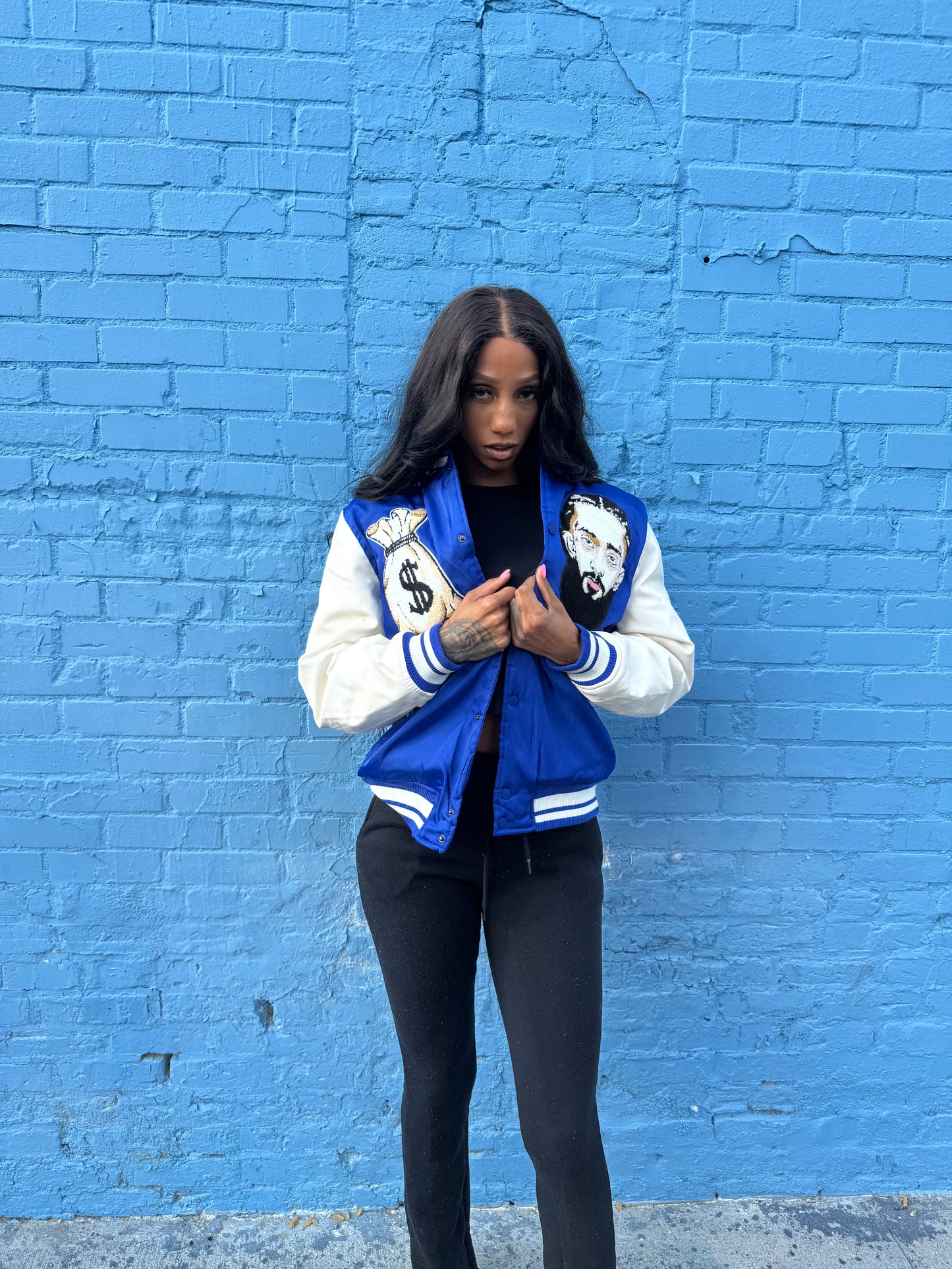 Nipsey Hustle Letterman Jacket